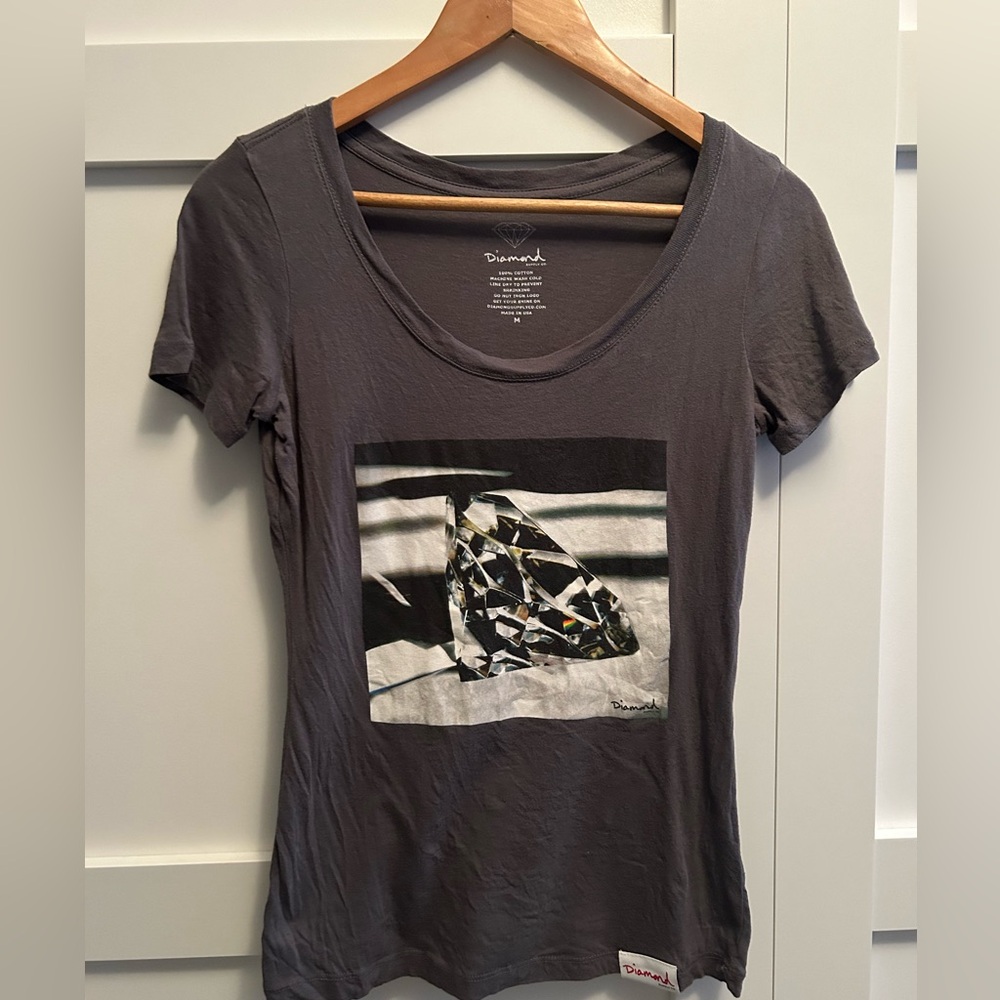Diamond Supply Co T-Shirt - Medium, dark grey